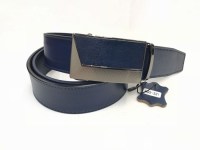 ceinture auto cuir marine